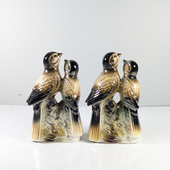 Pair mcm decorative bird figurines JAPAN - Picture 6 of 9